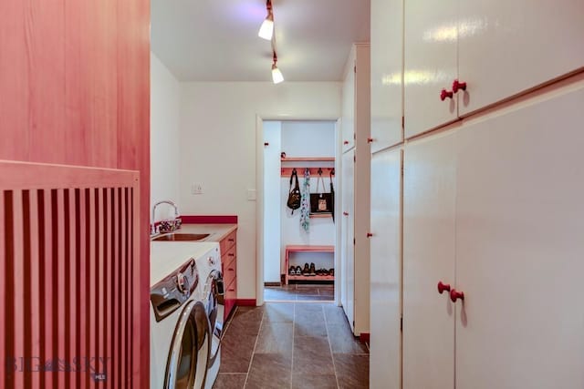 425 N 7th St, Livingston, MT 59047 - laundry room featuring cabinet space and separate washer and dryer