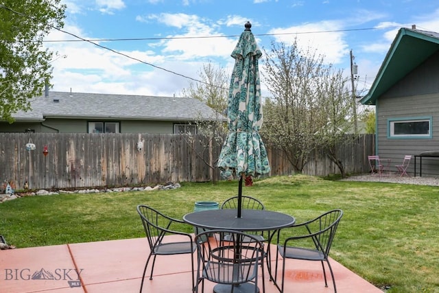 425 N 7th St, Livingston, MT 59047 - view of patio with outdoor dining area