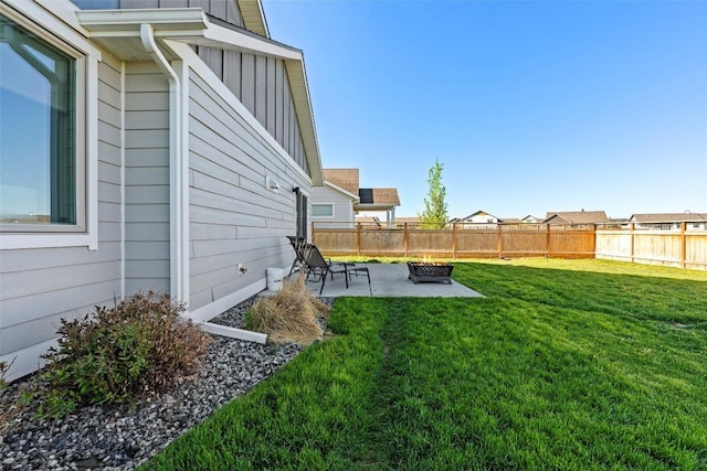 1711 Shelby Ave, Belgrade, MT 59714 - view of yard with a patio and a fire pit