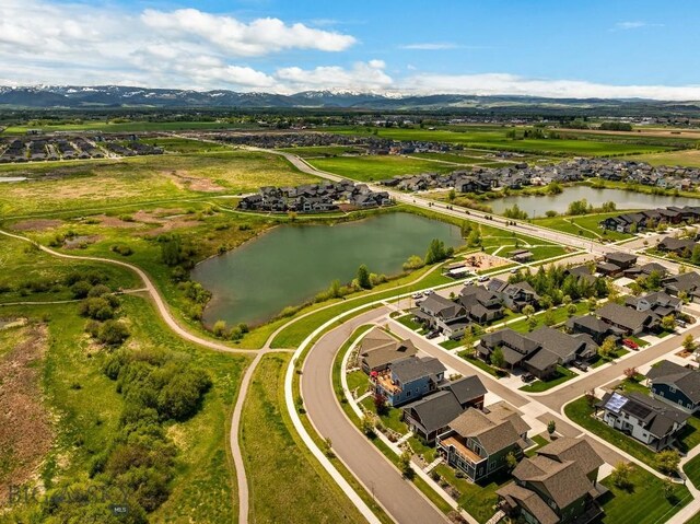 5333 Westmorland Dr, Bozeman, MT 59718 - aerial view of residential area featuring a water and mountain view