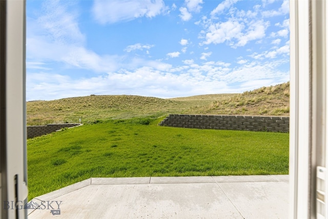 1215 Sweetgrass Ln, Livingston, MT 59047 - view of green lawn with a patio