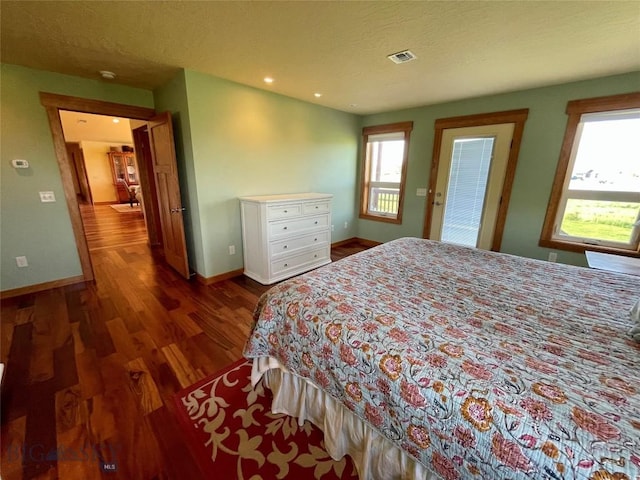 30 Harris Hawk Ct, Dillon, MT 59725 - bedroom featuring wood finished floors, baseboards, and recessed lighting