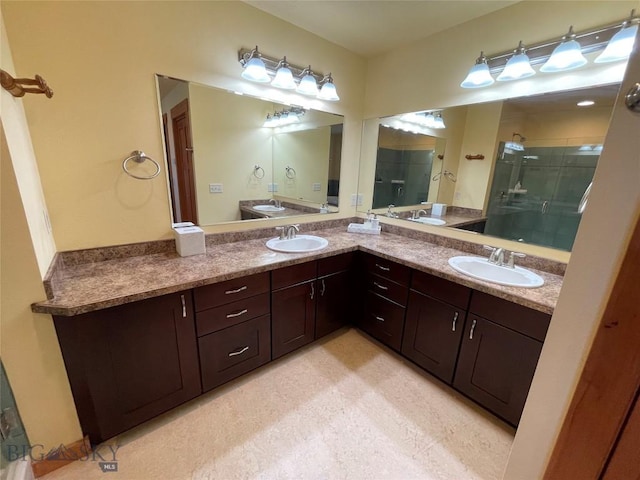 30 Harris Hawk Ct, Dillon, MT 59725 - bathroom with a stall shower and double vanity