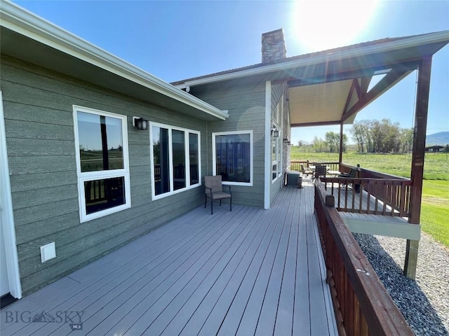 30 Harris Hawk Ct, Dillon, MT 59725 - view of wooden deck