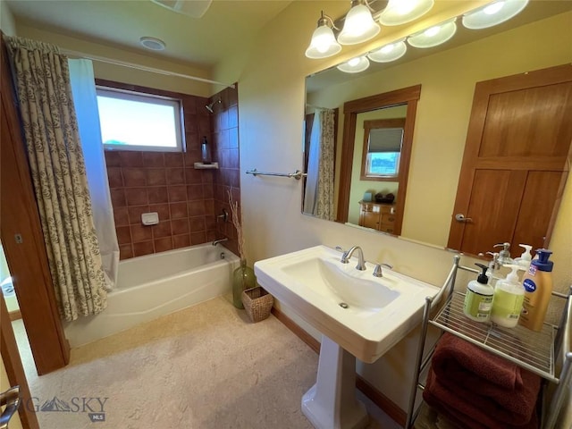 30 Harris Hawk Ct, Dillon, MT 59725 - full bathroom featuring shower / bathtub combination with curtain