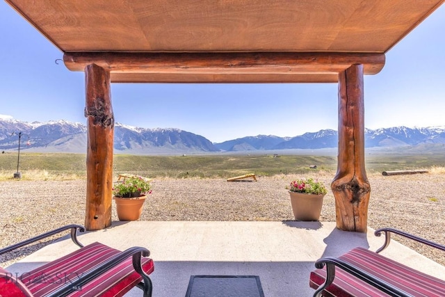 23 Lake Trl, Cameron, MT 59720 - view of patio / terrace featuring a mountain view