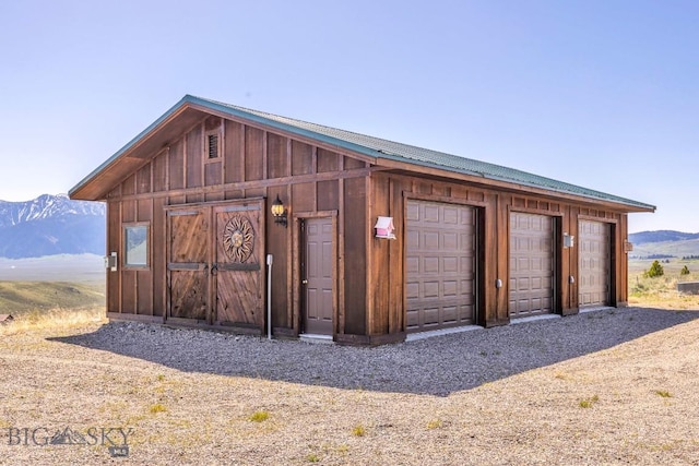 23 Lake Trl, Cameron, MT 59720 - detached garage with a mountain view