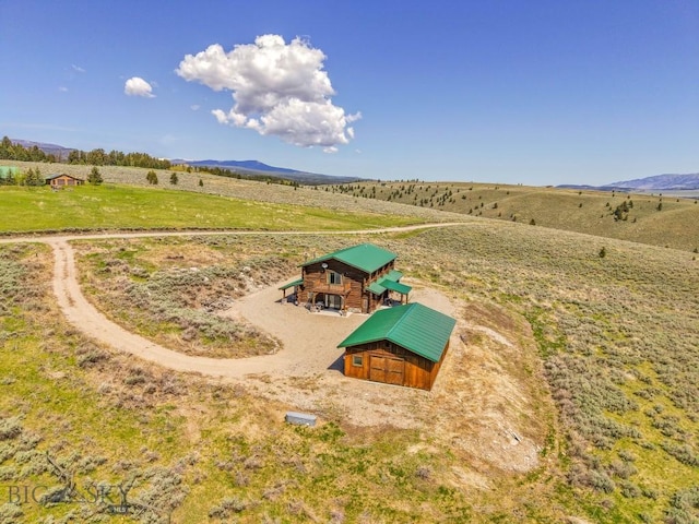 23 Lake Trl, Cameron, MT 59720 - aerial view of sparsely populated area with a mountain backdrop