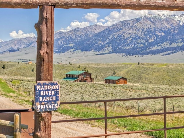 23 Lake Trl, Cameron, MT 59720 - view of mountain backdrop with rural landscape