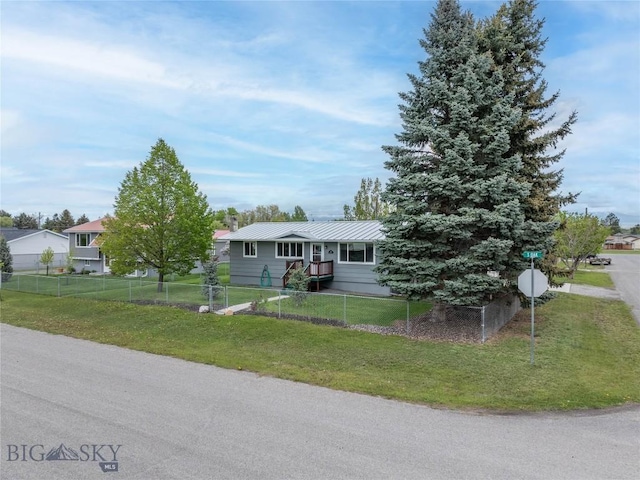 413 S Oak St, Townsend, MT 59752 - ranch-style house with metal roof