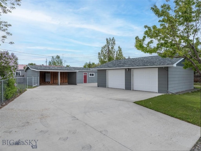 413 S Oak St, Townsend, MT 59752 - garage featuring a detached garage