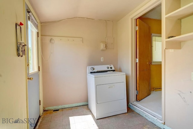109 N Broadway, Manhattan, MT 59741 - washroom with washer / dryer and electric panel