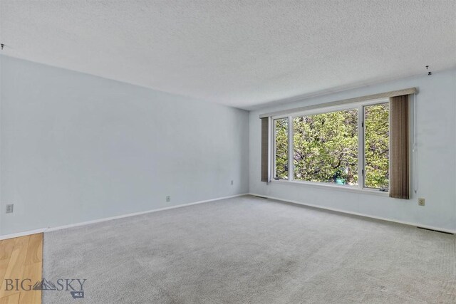 416 Morrow St, Bozeman, MT 59715 - unfurnished room with a textured ceiling, baseboards, and carpet floors