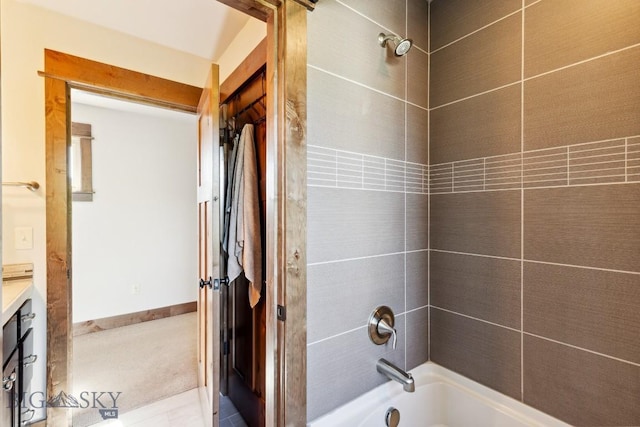 2296 Boylan Rd, Bozeman, MT 59715 - bathroom with washtub / shower combination and vanity