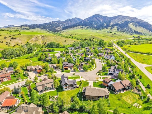 2296 Boylan Rd, Bozeman, MT 59715 - aerial view of residential area with a mountain backdrop