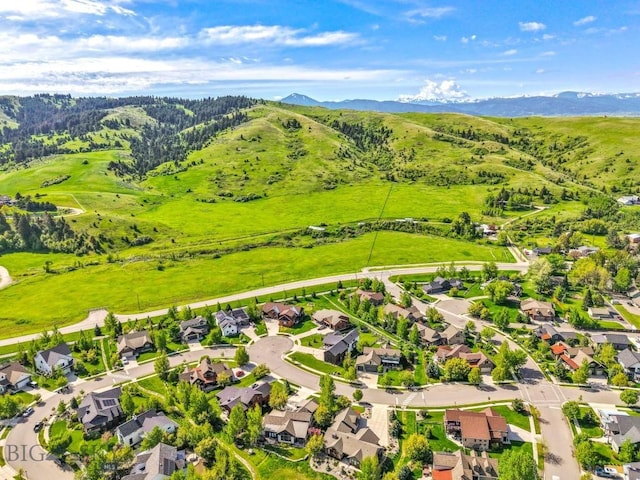 2296 Boylan Rd, Bozeman, MT 59715 - aerial view of residential area featuring a mountain backdrop