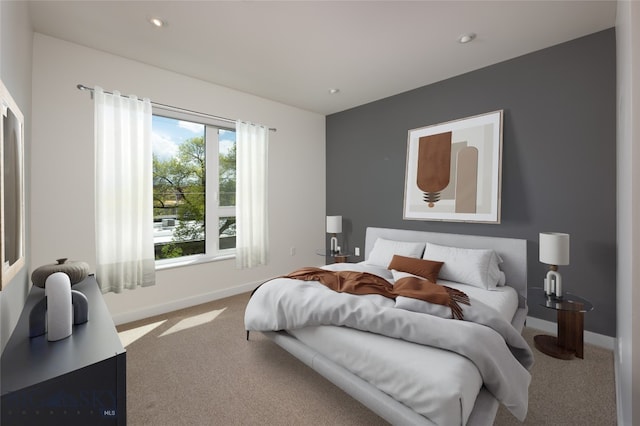 116 N Bozeman Unit 301, Bozeman, MT 59715 - carpeted bedroom featuring baseboards and recessed lighting