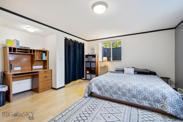 193 Lucille Ln, Bozeman, MT 59718 - bedroom featuring wood finished floors and crown molding