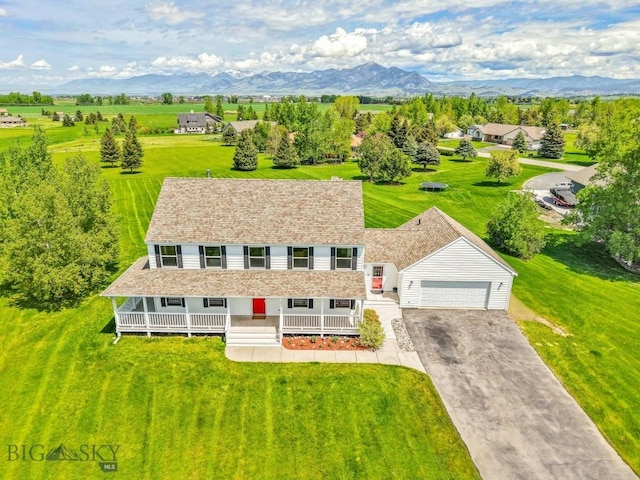 193 Lucille Ln, Bozeman, MT 59718 - aerial view of property and surrounding area with a mountainous background