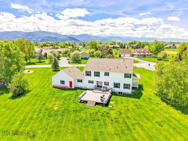 193 Lucille Ln, Bozeman, MT 59718 - aerial view of property and surrounding area with mountains