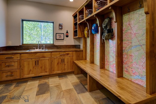 65 Triple Tree Ln, Bozeman, MT 59715 - mudroom with a sink and recessed lighting