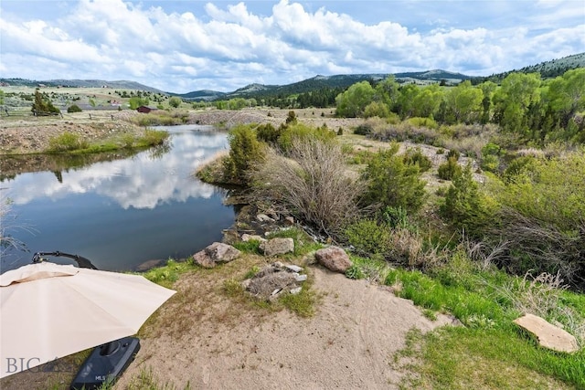 1511 Mt Highway 287, Virginia City, MT 59755 - water view with mountains