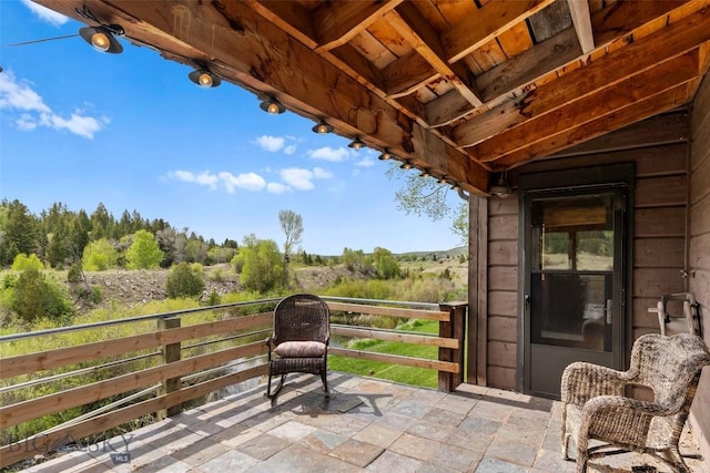 1511 Mt Highway 287, Virginia City, MT 59755 - view of patio / terrace with a balcony