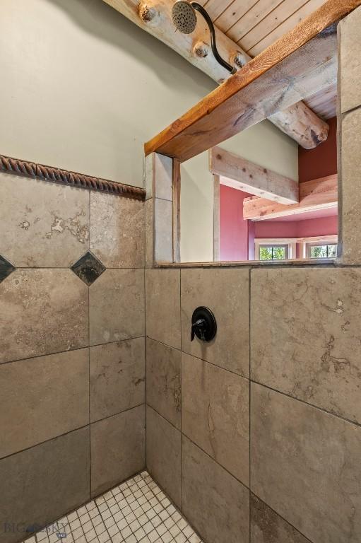 1511 Mt Highway 287, Virginia City, MT 59755 - bathroom featuring tiled shower