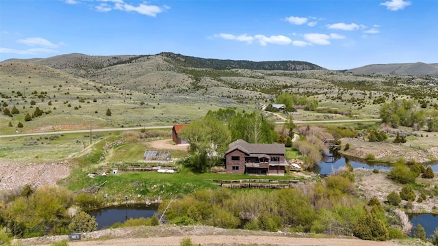 1511 Mt Highway 287, Virginia City, MT 59755 - aerial view of property and surrounding area with a water and mountain view