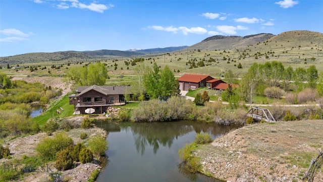 1511 Mt Highway 287, Virginia City, MT 59755 - aerial view of property's location with a water and mountain view