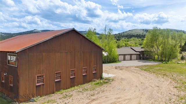 1511 Mt Highway 287, Virginia City, MT 59755 - view of outdoor structure with a mountain view and driveway