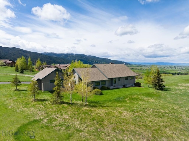 101 Columbine Ct, Bozeman, MT 59715 - view from above of property featuring mountains
