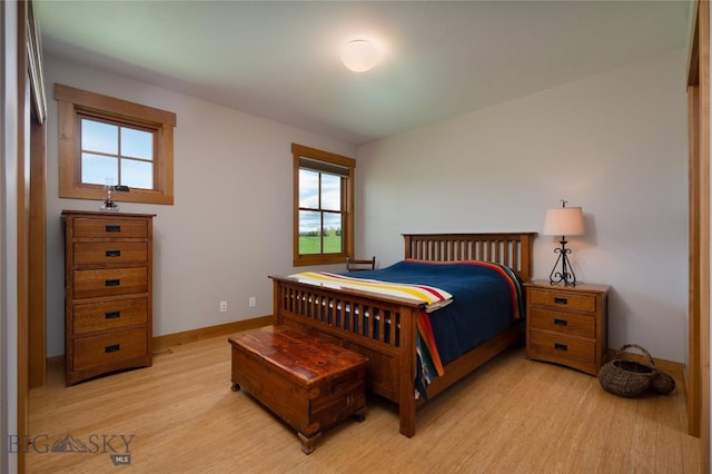101 Columbine Ct, Bozeman, MT 59715 - bedroom with light wood-style flooring and baseboards