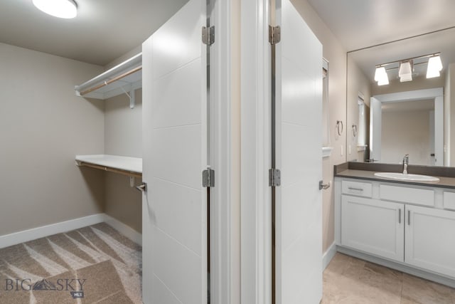 3123 Warbler Way Units A-D, Units A-D Bozeman, MT 59718 - bathroom with vanity and baseboards