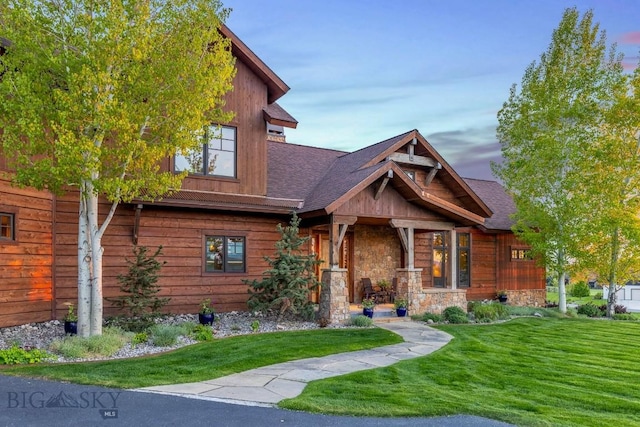 171 Brave Heart Loop, Bozeman, MT 59718 - view of front facade with a front yard