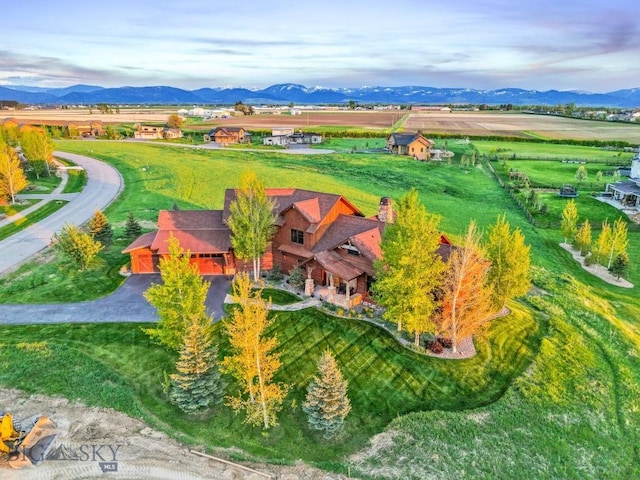 171 Brave Heart Loop, Bozeman, MT 59718 - aerial view of property and surrounding area featuring mountains and rural landscape