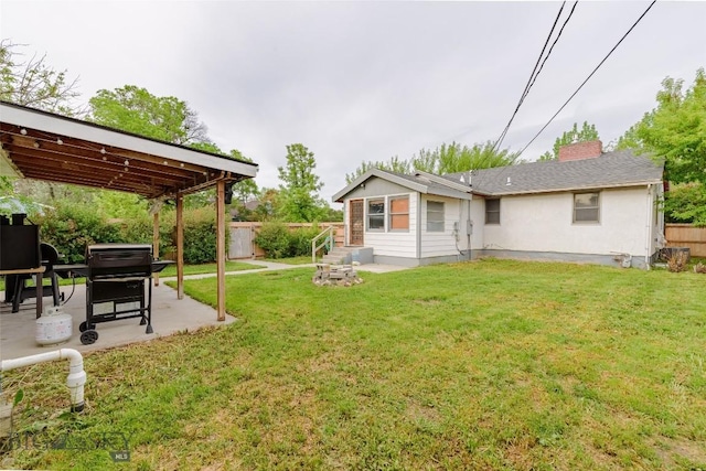 602 1st Ave E, Three Forks, MT 59752 - view of yard featuring a patio and entry steps