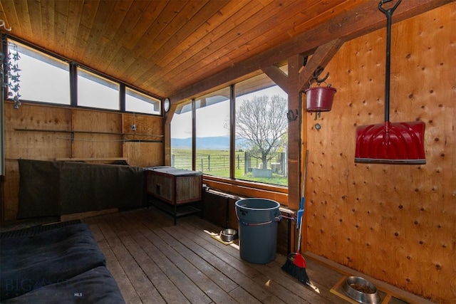 49 Redtail Hawk Rd, Mcallister, MT 59740 - sunroom with lofted ceiling