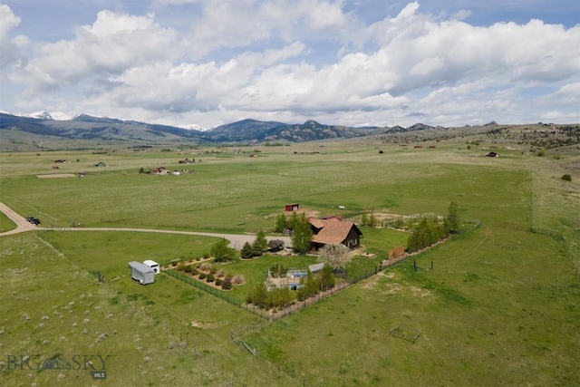 49 Redtail Hawk Rd, Mcallister, MT 59740 - overview of rural landscape featuring a pastoral area and mountains