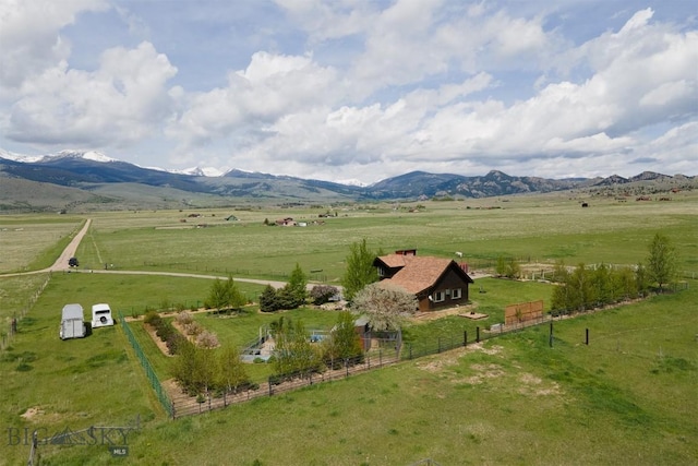 49 Redtail Hawk Rd, Mcallister, MT 59740 - view of rural area with a mountainous background and a pastoral area
