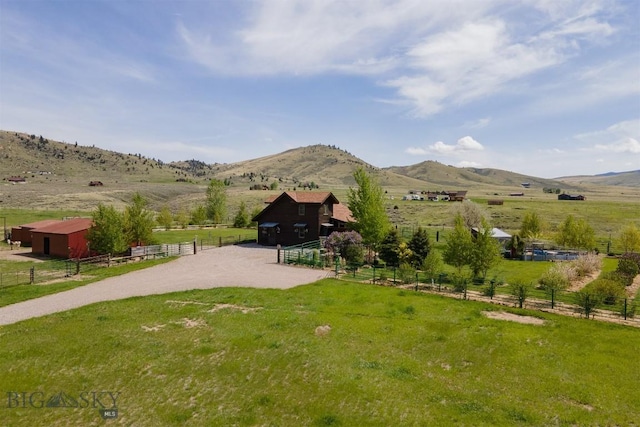 49 Redtail Hawk Rd, Mcallister, MT 59740 - surrounding community featuring a view of countryside, an outbuilding, and an exterior structure