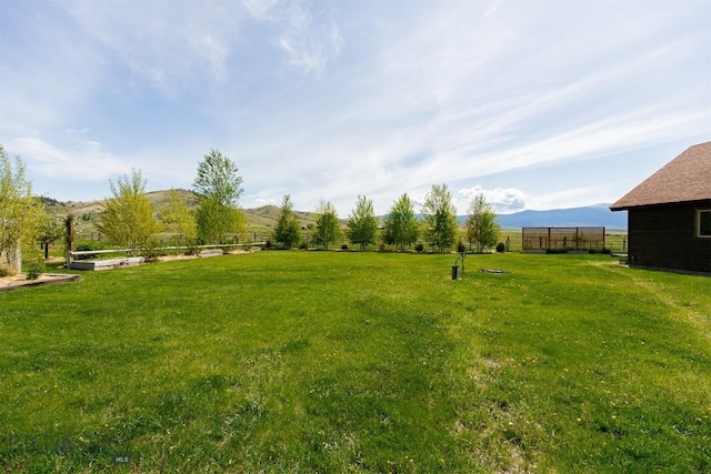49 Redtail Hawk Rd, Mcallister, MT 59740 - view of yard featuring a mountain view