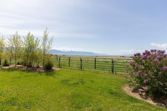 49 Redtail Hawk Rd, Mcallister, MT 59740 - view of yard with a view of rural / pastoral area and a mountain view