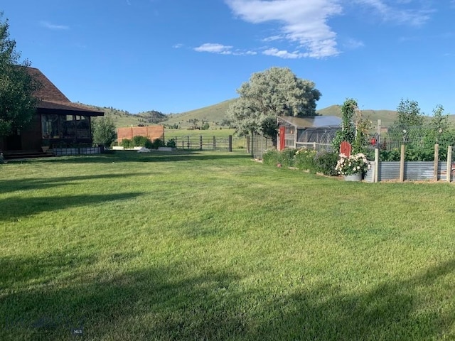 49 Redtail Hawk Rd, Mcallister, MT 59740 - view of yard with a mountain view