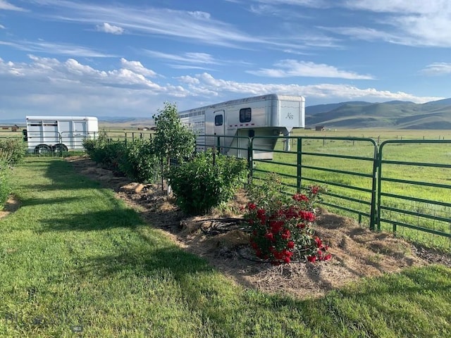 49 Redtail Hawk Rd, Mcallister, MT 59740 - view of yard with a view of rural / pastoral area and a mountain view