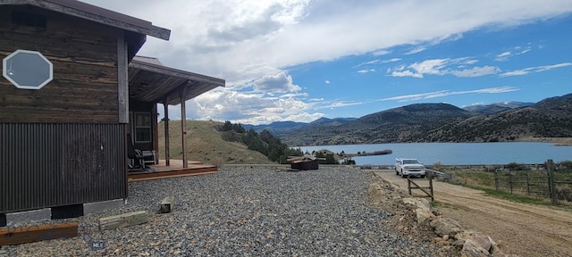 747 Upper Ruby Rd, Alder, MT 59755 - view of yard with a water and mountain view