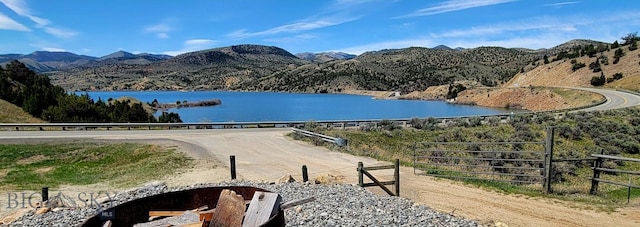 747 Upper Ruby Rd, Alder, MT 59755 - water view featuring mountains