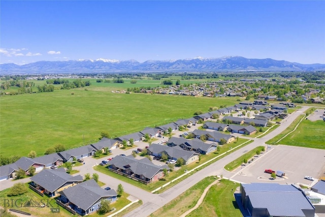 20 Voyager Ln Unit B, Bozeman, MT 59718 - aerial view of residential area featuring a mountainous background