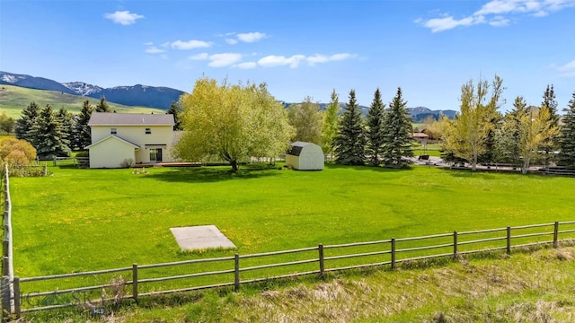 125 N Pheasant Dr, Bozeman, MT 59718 - view of yard featuring a mountain view and a view of countryside
