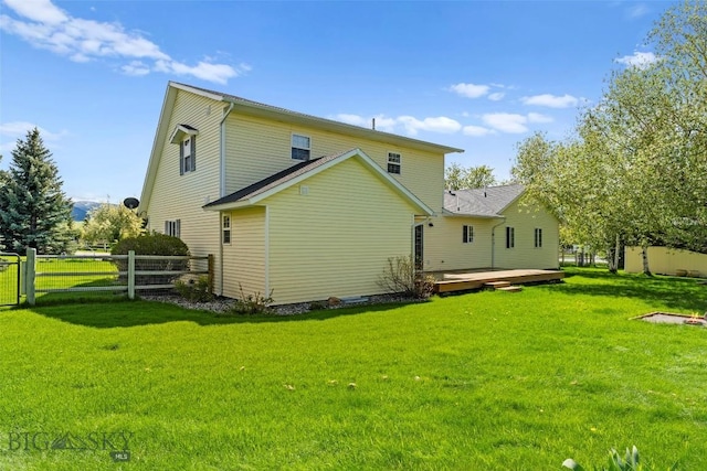 125 N Pheasant Dr, Bozeman, MT 59718 - rear view of property with a deck